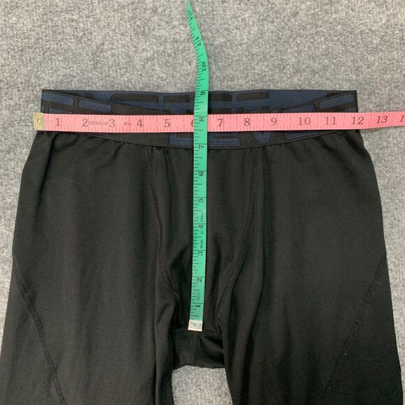 Devops Tights Mens M Medium Black Elastic Waist Fitted Base Layer Stretch - Picture 5 of 10